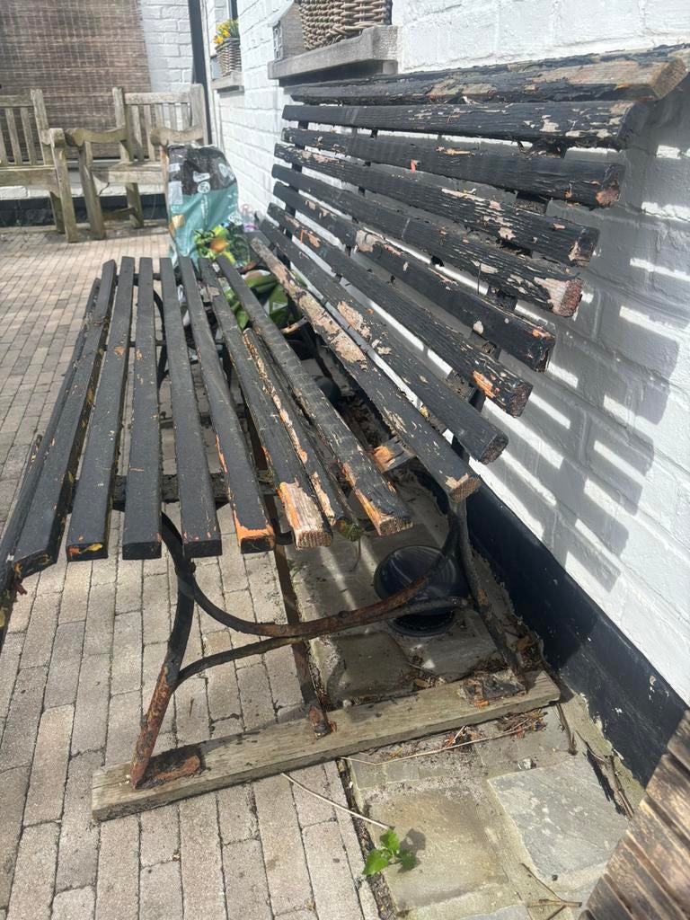 Banc ancien a restaurer, Enlèvement, Comme neuf