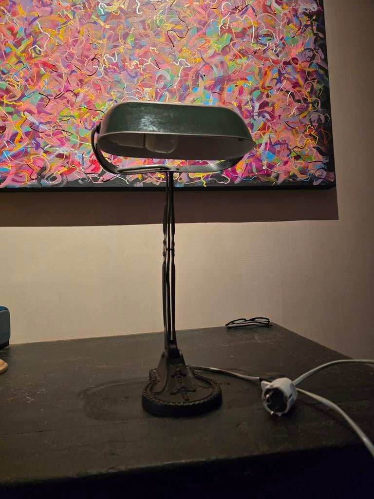 Bureaulamp, Ophalen