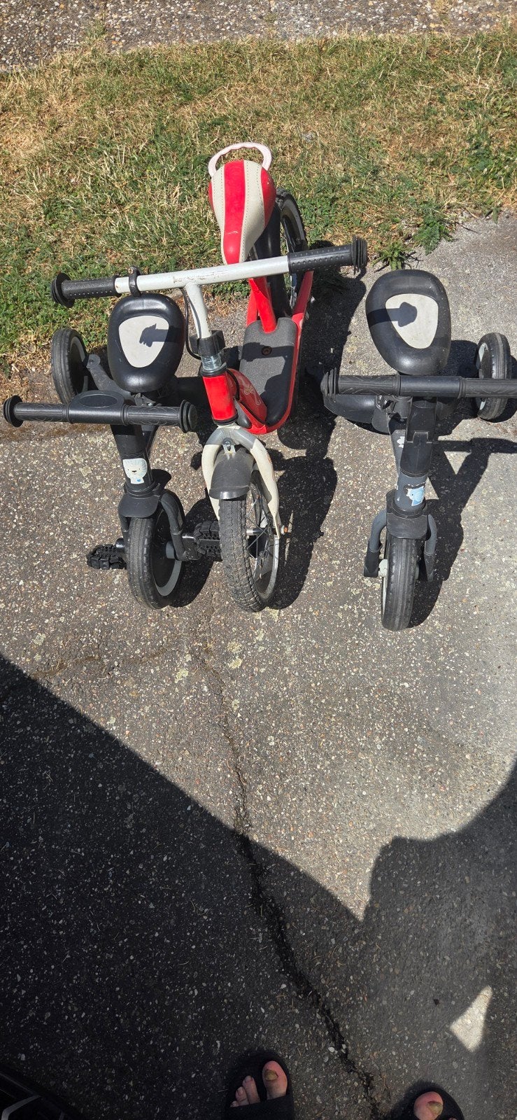 3 loopfiets, Ophalen