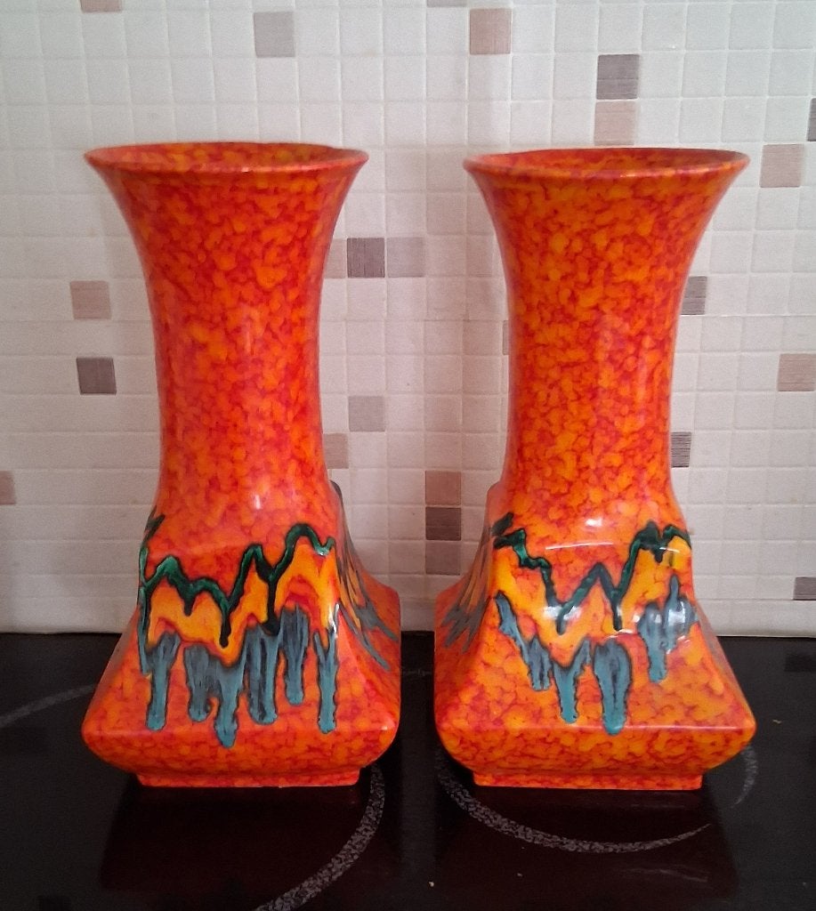 Set  van 2 vintage vazen, Ophalen