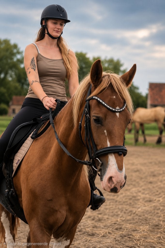 Halve stal/verzorgpaard aangeboden, Débourré, Moins de 160 cm, Cheval de récréation, Jument
