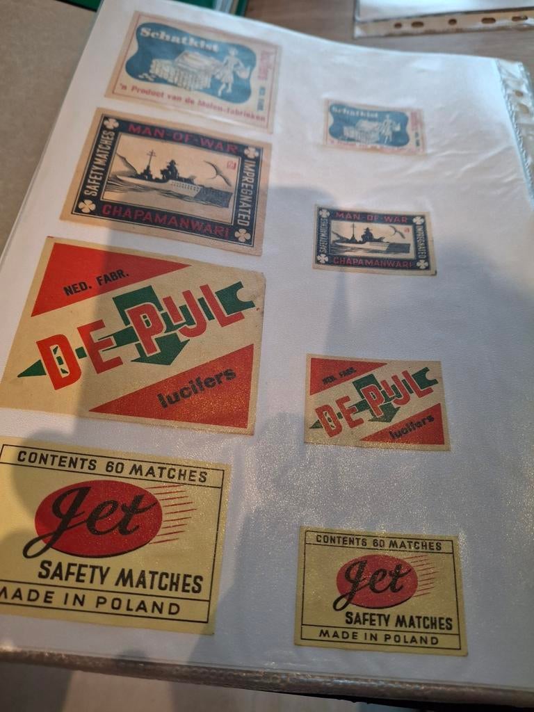 Luciferetiketten met paketiket 4, Ophalen of Verzenden
