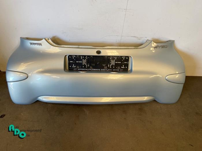 Pare-chocs arrière d'un Toyota Aygo (Aygo 05-) (8R0), -, 3 mois de garantie, Toyota, Utilisé