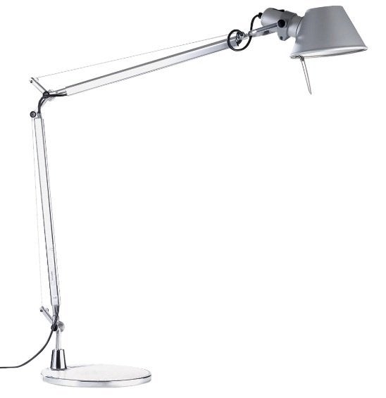Lampe de table Artemide Tolomeo + pied – aluminium — NEW, Ophalen, Bureaulamp, Nieuw, E27 (groot)