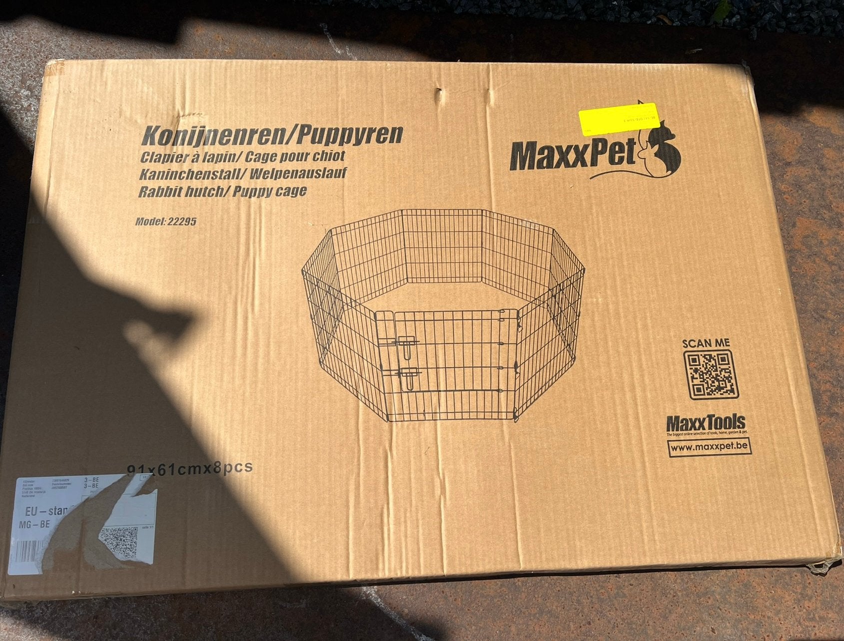 Konijnenren/puppyren nieuw, Ophalen, Nieuw