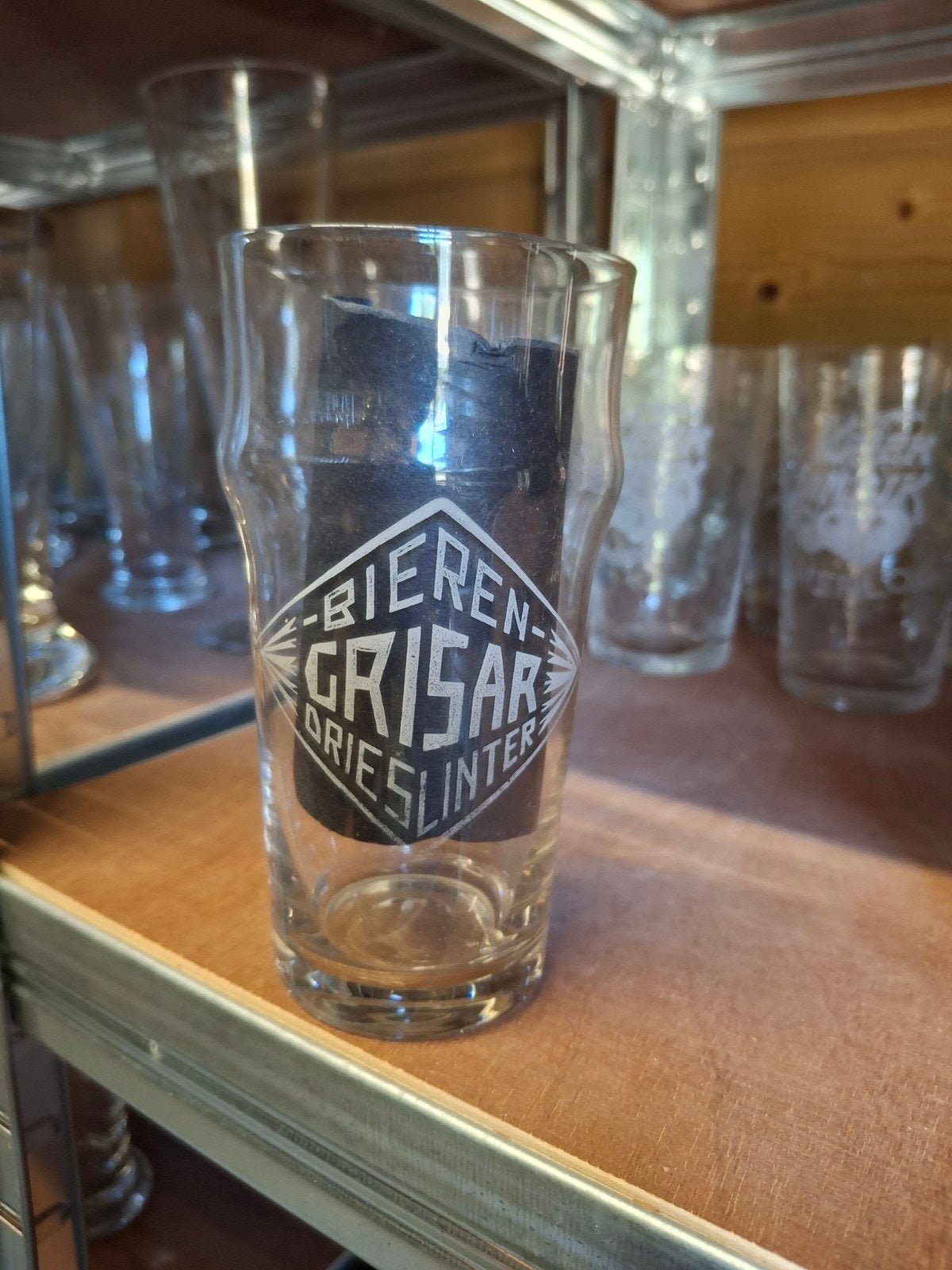 oud gezuurd bierglas grisar drieslinter, Enlèvement ou Envoi