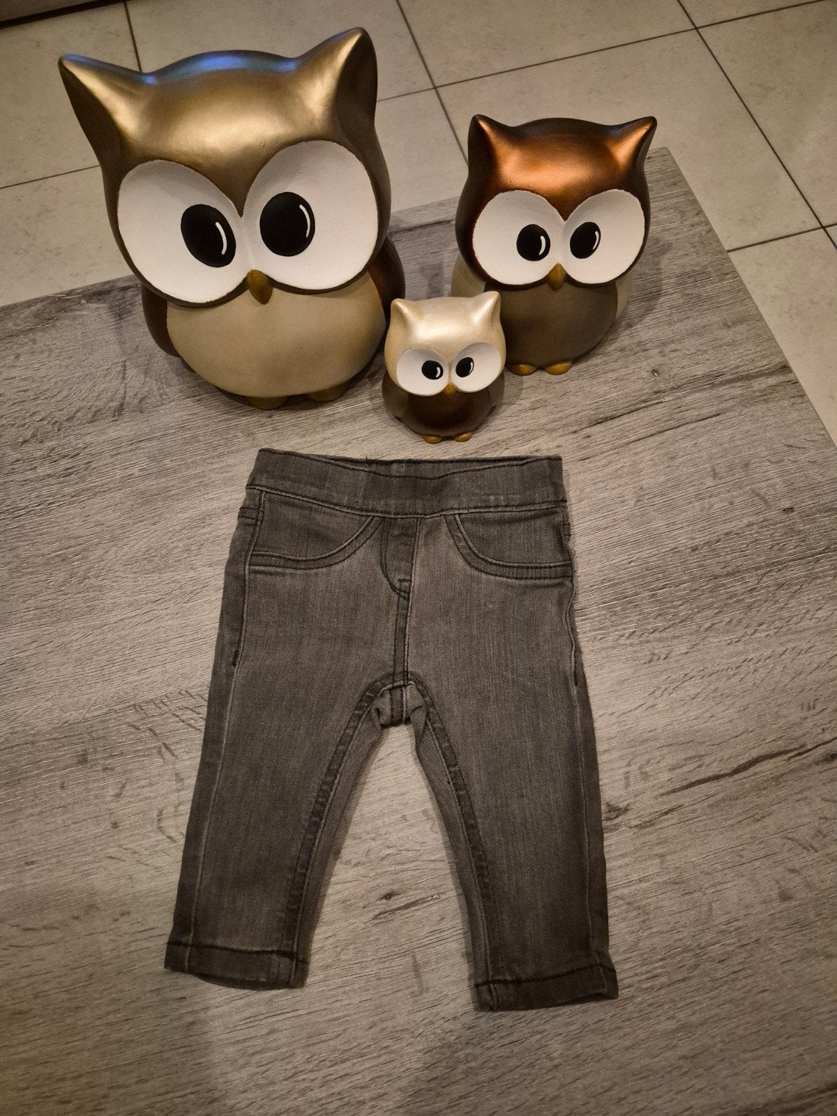 grijze jeansbroek JBC Cuddles&Smiles maat 62, Ophalen of Verzenden