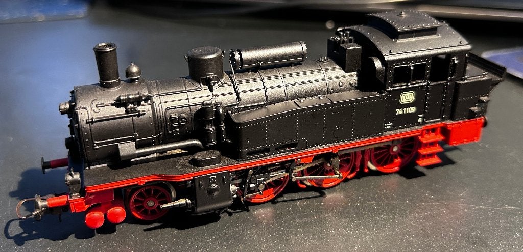 3349. BR 74 H0 Märklin stoommachine., Ophalen of Verzenden, Zo goed als nieuw, Locomotief, Märklin
