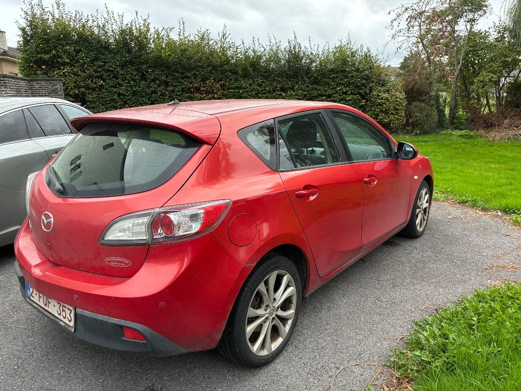 Mazda 3 1.6 diesel 145 000 km 2009, Autos, Rouge, Boîte manuelle, 5 portes, Particulier