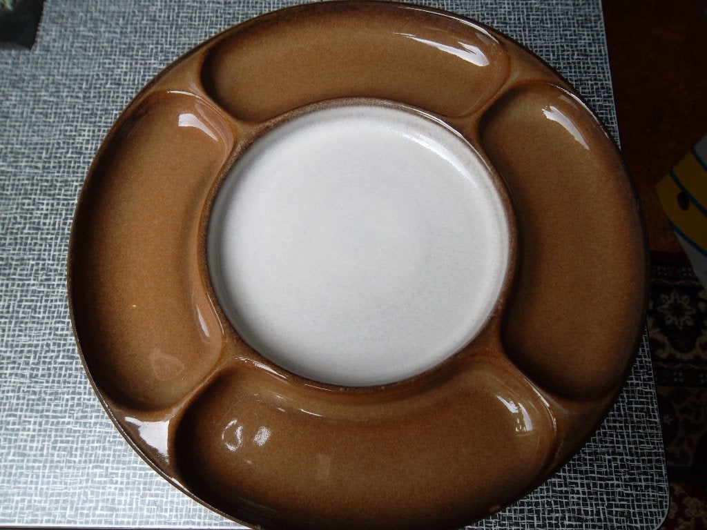 7 fondueborden ; Germany, Ophalen of Verzenden, Nieuw, Bord(en)