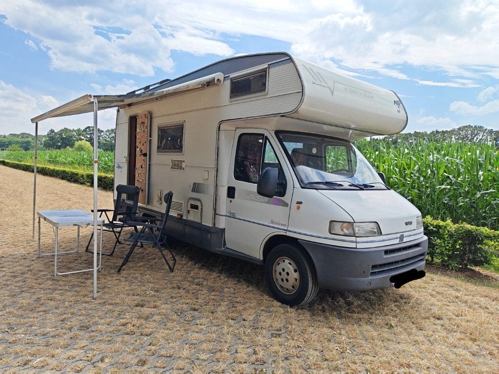 Mobilvetta Fiat Ducato 2.5D (1994) Oldtimer Camper, Caravanes & Camping, Toilette à cassette, Fiat, Jusqu'à 6, Diesel