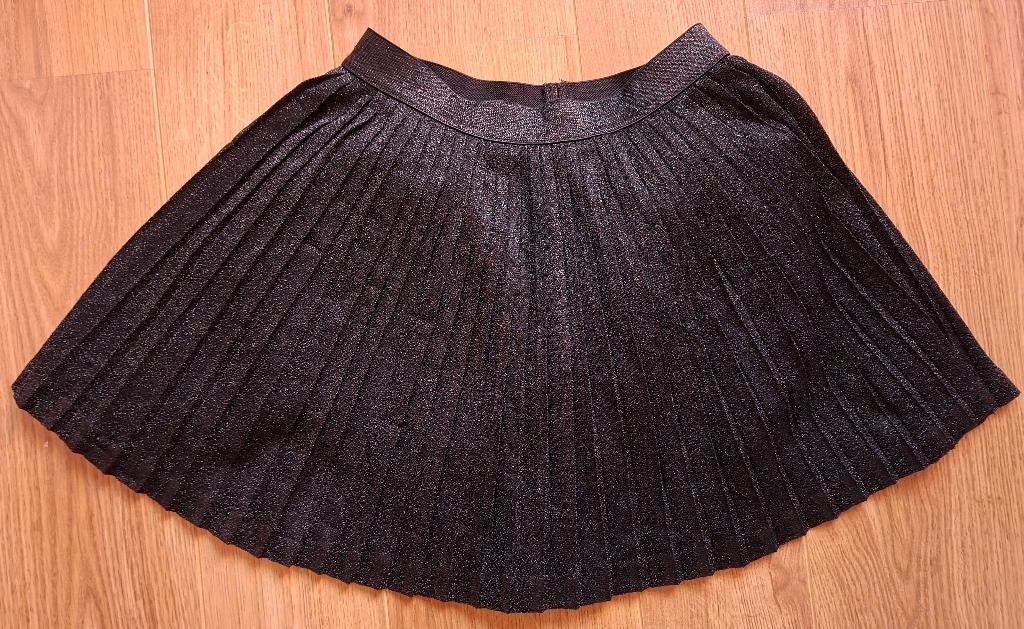Someone zwart glitter plooien rokje 140, Kinderen en Baby's, Kinderkleding | Maat 140, Zo goed als nieuw, Meisje, Jurk of Rok