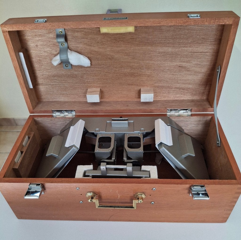 Topcon Mirror Stereoscope MS-3 in Wooden Case, Enlèvement