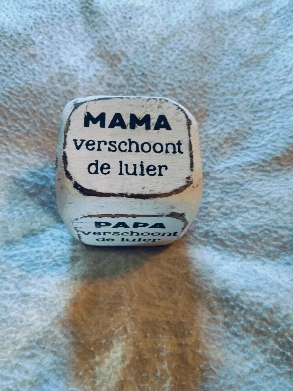 grote dobbelsteen Baby, Ophalen of Verzenden