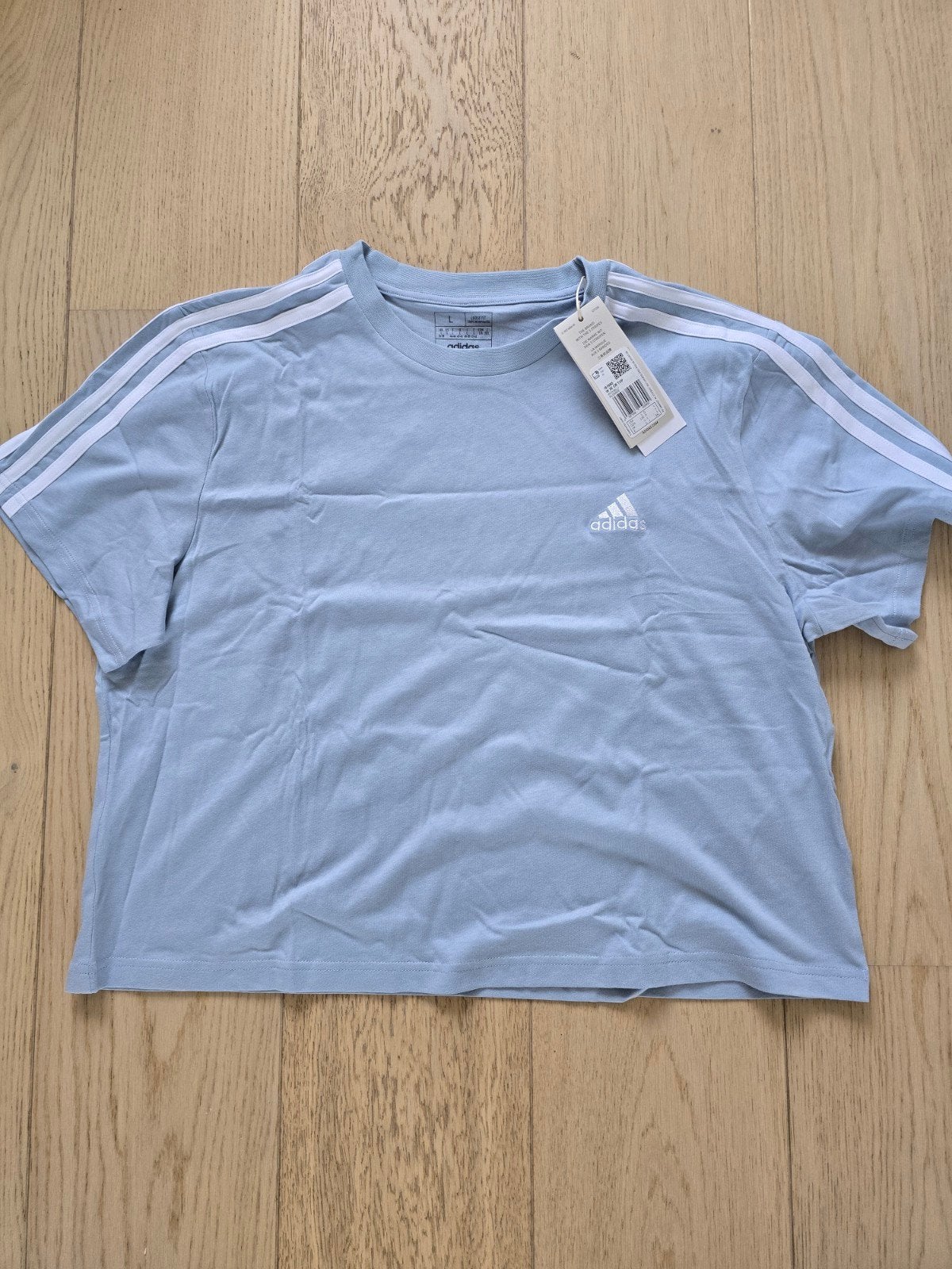 Adidas crop top L, Maat 42/44 (L), Nieuw, Korte mouw, Verzenden