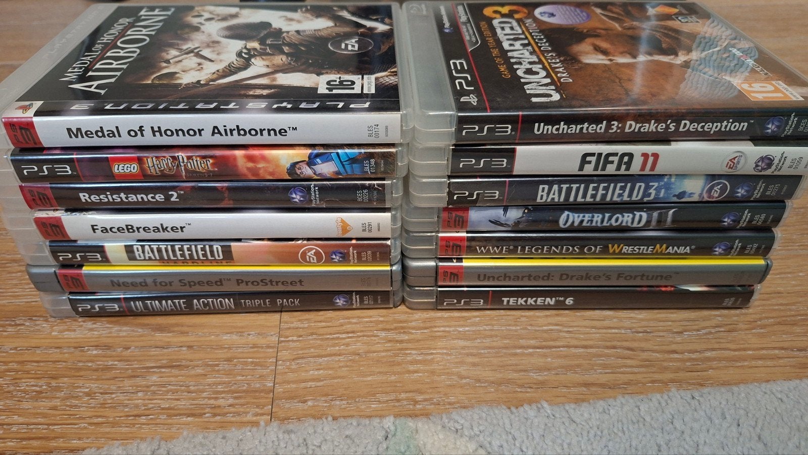 lot de 16 jeux PS3, Enlèvement, Comme neuf