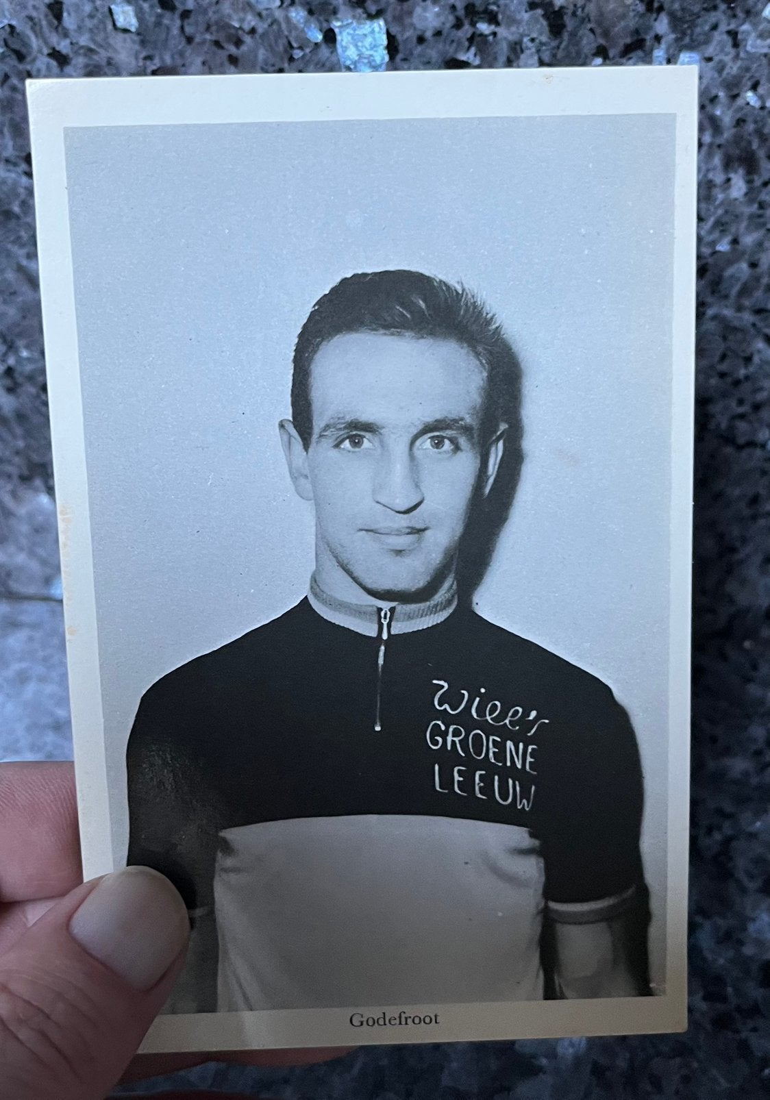 Le cycliste Walter Godefroot champion de Belgique, Enlèvement, Comme neuf