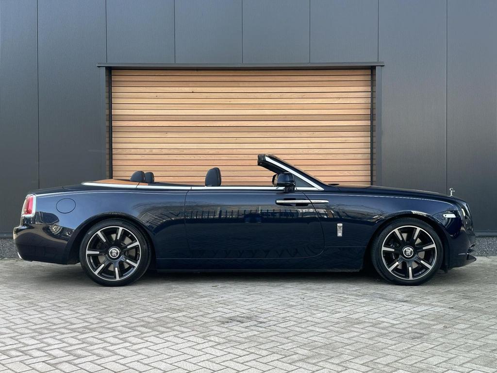 Rolls-Royce Dawn 6.6 V12 Teak Deck | Massage | ACC | Stoelve, Auto's, Automaat, Cabriolet, Blauw, Bedrijf