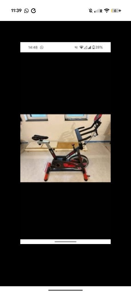 Spinningfiets, Sport en Fitness, Ophalen, Zo goed als nieuw, Aluminium, Spinningfiets
