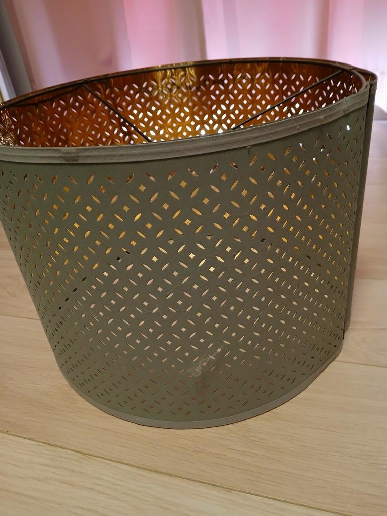 Hanglamp Ikea groen met gouden binnenkant, Maison & Meubles, Lampes | Abat-jour, Enlèvement, Vert