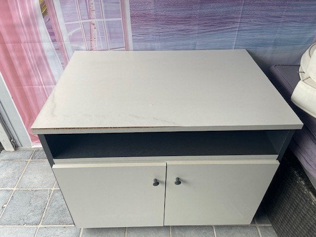 Kastje Donker Grijs/Wit, Moins de 100 cm, Enlèvement, Utilisé, 50 à 100 cm