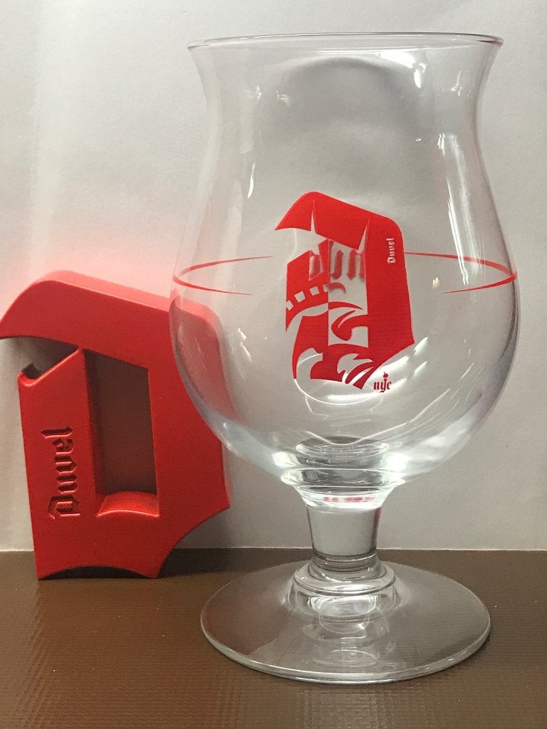 DUVEL GLAS NYC (New York City) SUYT uitgave, Verzamelen, Glas en Drinkglazen, Ophalen of Verzenden, Nieuw, Bierglas