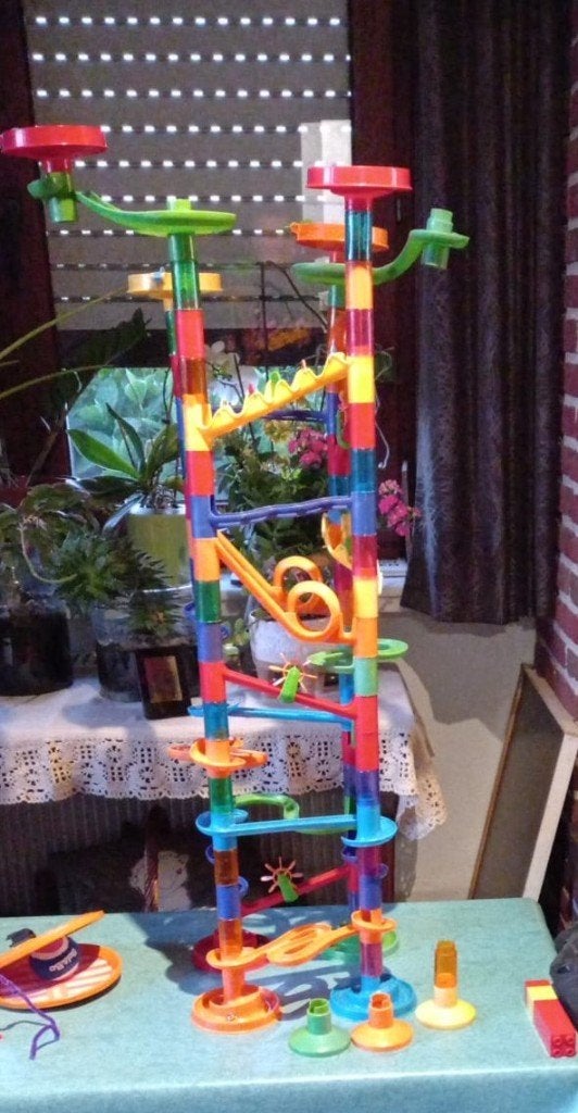 knikkerbaan, Enfants & Bébés, Jouets | Éducatifs & Créatifs, Enlèvement, Comme neuf, Construction