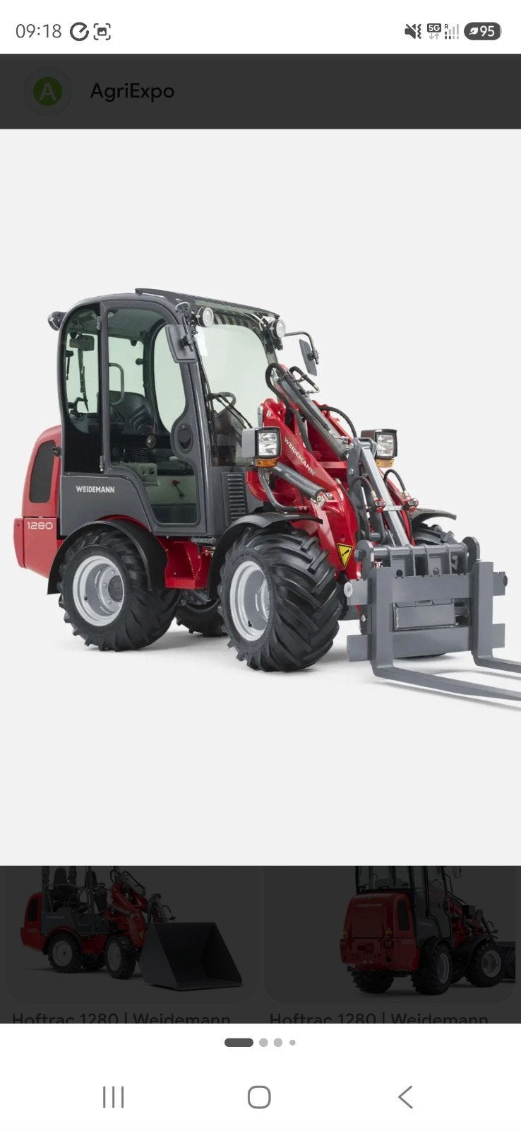 weidemann 1280, Enlèvement, Neuf, Tracteur et Agriculture
