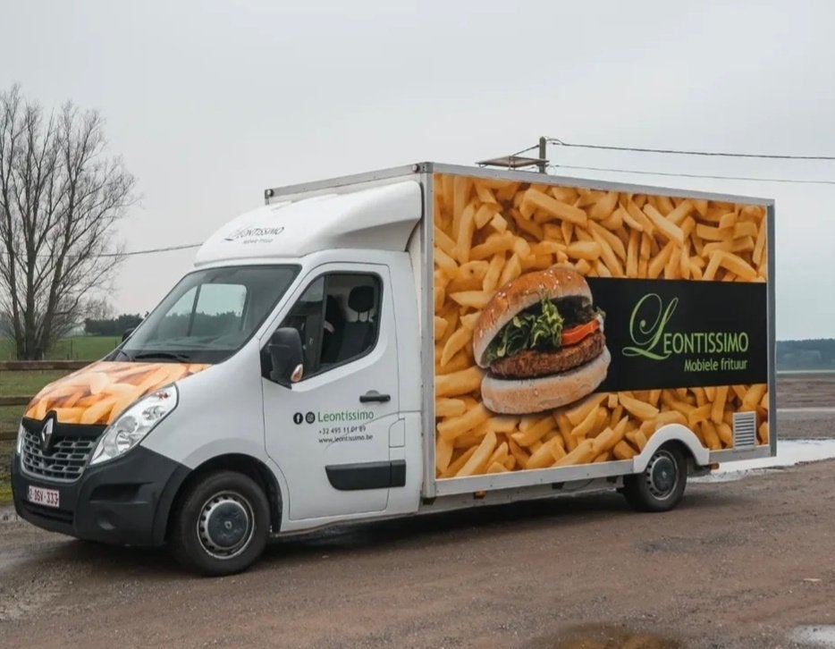 Mobiele frituur West-Vlaanderen , frituur op uw feest, Ophalen
