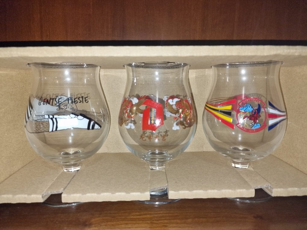 Lot de 36 verres Duvel (B), Collections, Marques de bière, Enlèvement, Neuf, Verre ou Verres, Duvel