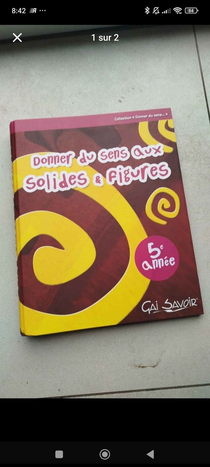 Gai savoir - Donner du sens aux solides & figures, Wiskunde A, Nieuw, Ophalen of Verzenden, Autre