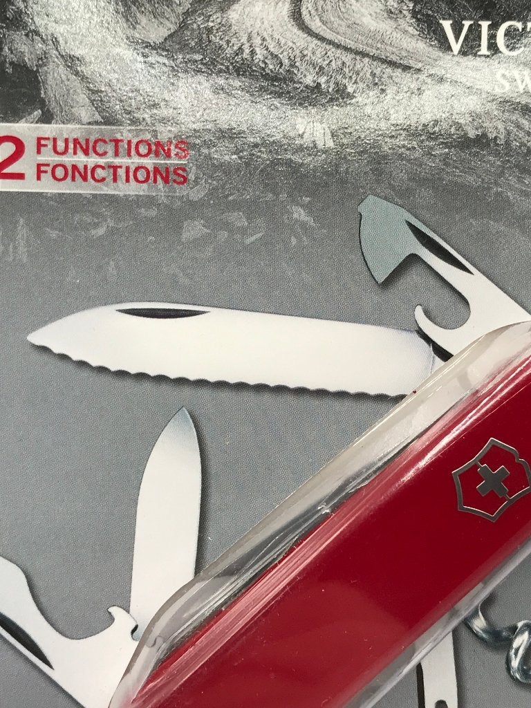 Rare Victorinox Weekender (Serrated Spartan) 91mm Swiss Army, Caravans en Kamperen, Kampeergereedschap, Ophalen of Verzenden, Nieuw