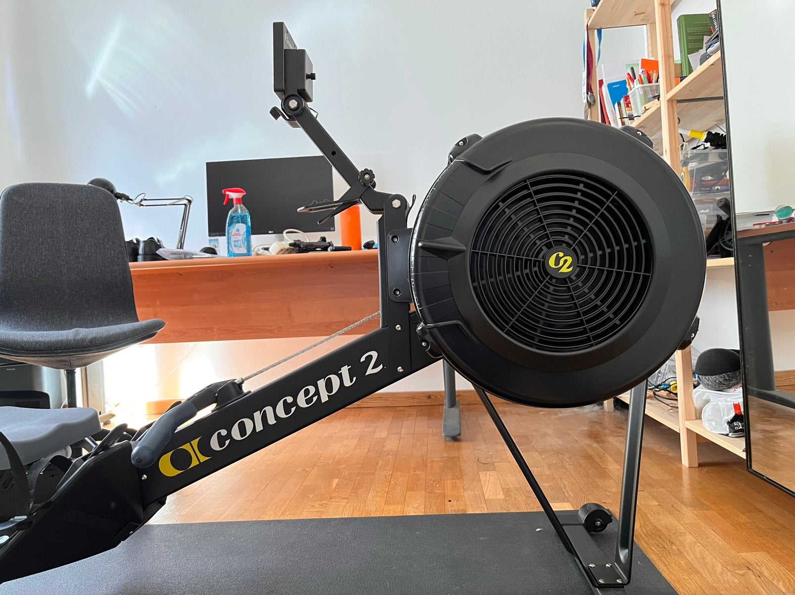 Concept 2 ergometer, Sports & Fitness, Appareils de fitness, Enlèvement, Comme neuf, Rameur