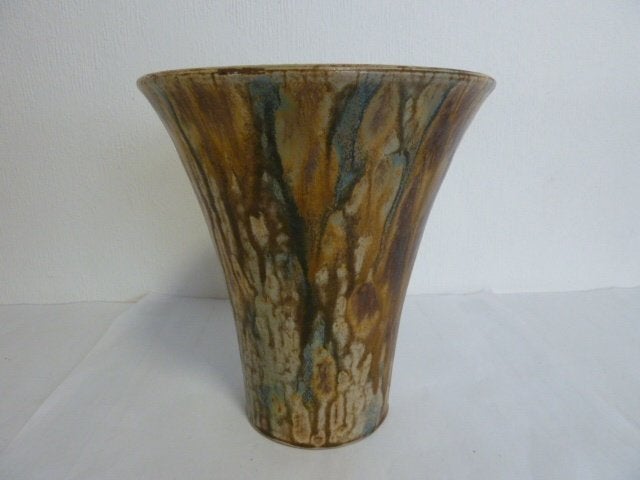 Keramiek/aardewerk vaas Roger Guérin (Bouffioulx)23cm, Antiquités & Art, Enlèvement ou Envoi