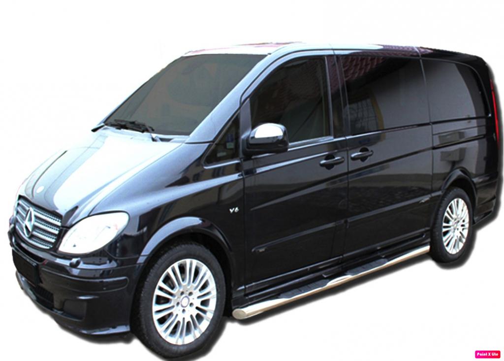 Side bars met steps voor Mercedes Vito SWB 2003-2013 NIEUW!!, Neuf, Enlèvement ou Envoi, Mercedes-Benz, Mbg@ziggo.nl