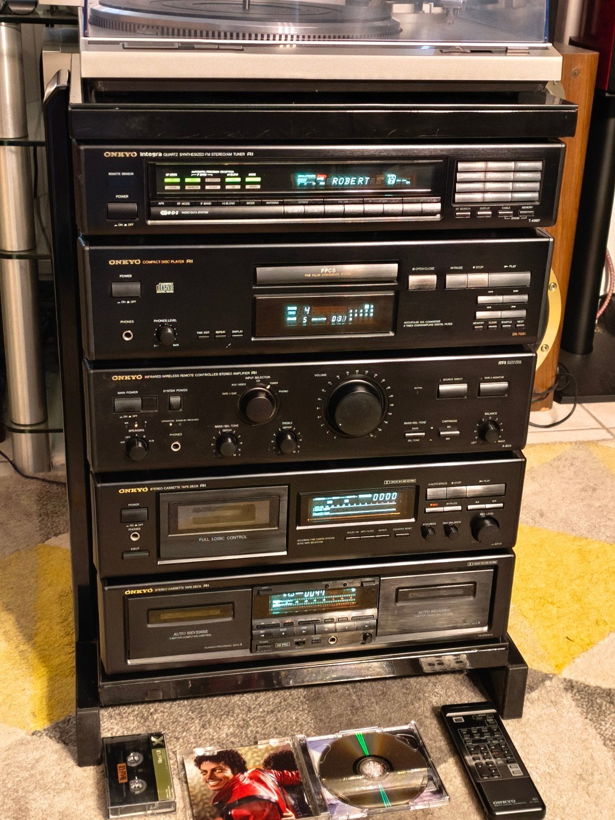 Onkyo set hifi vintage, Enlèvement
