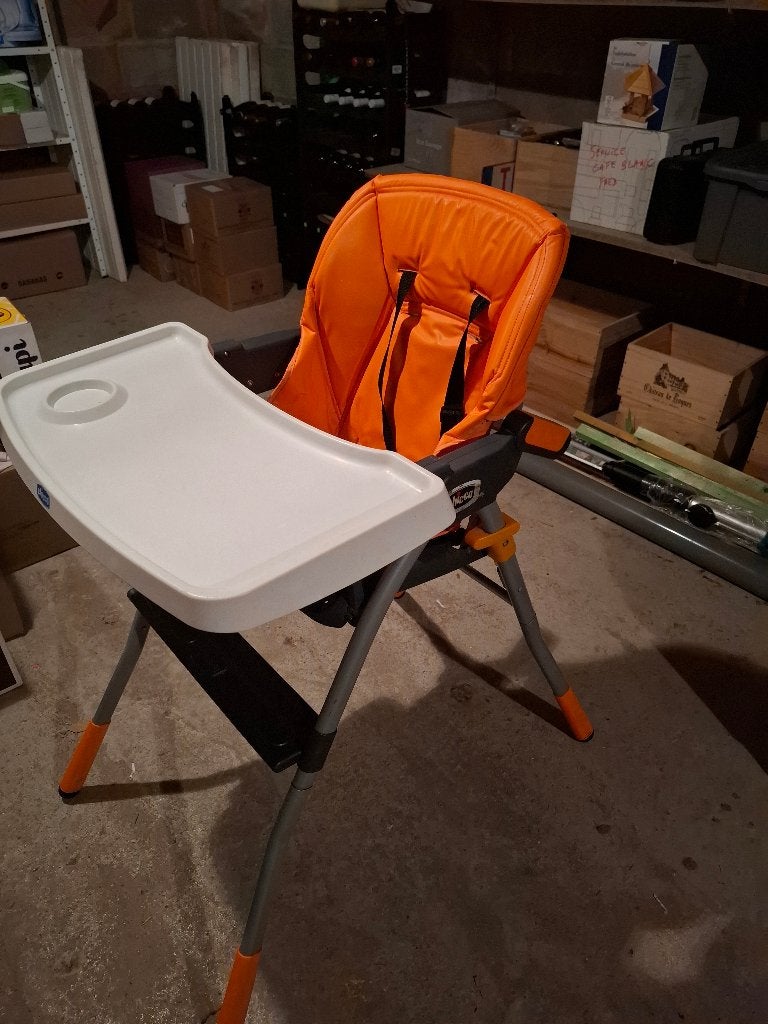 Chaise haute bébé Chicco, Enlèvement, Utilisé, Chaise pliante, Plateau amovible