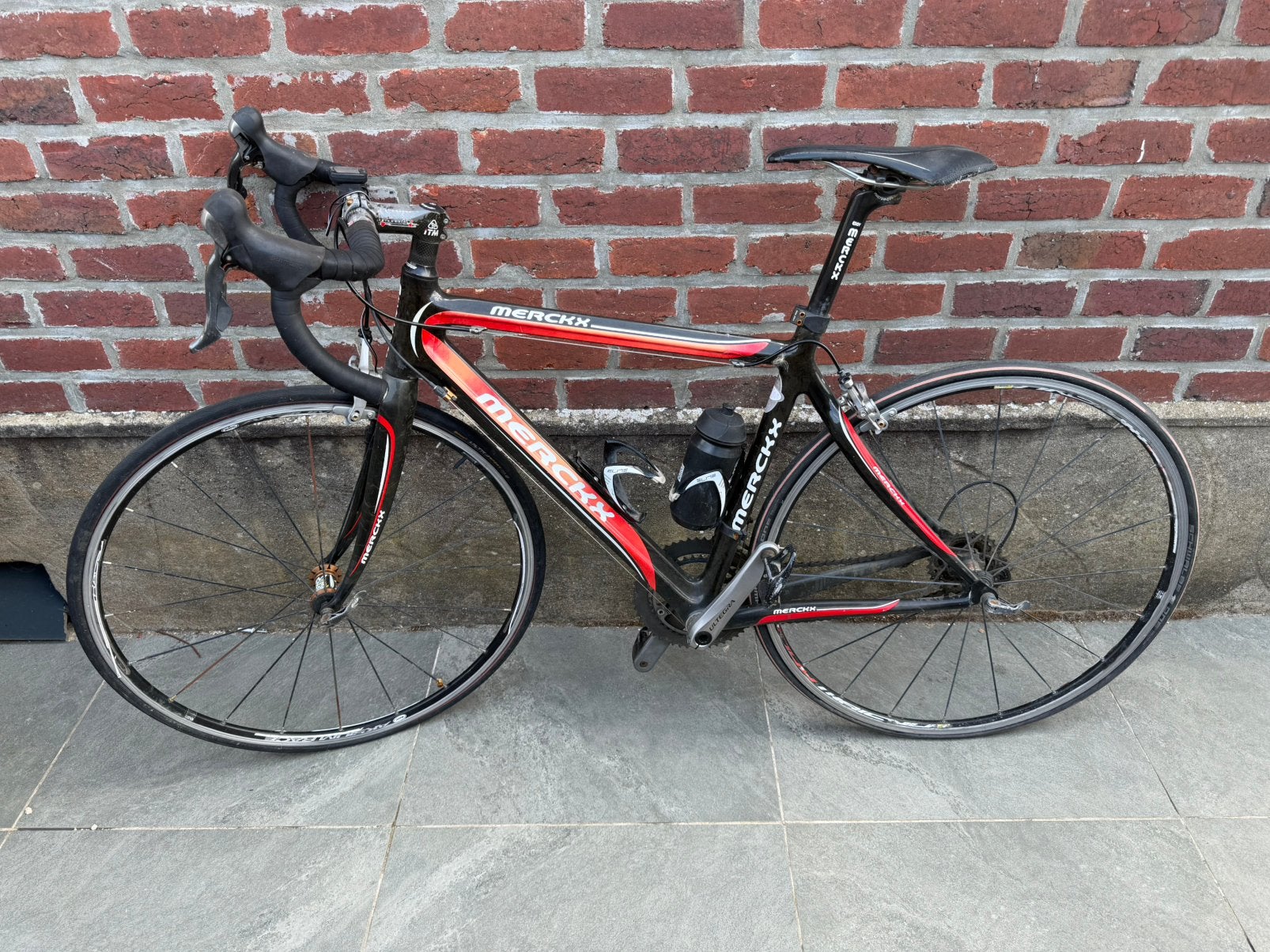 Eddy Merckx carbon koersfiets maat 52 – Shimano Ultegra, Fietsen en Brommers, Gebruikt, Carbon, Heren, Ophalen