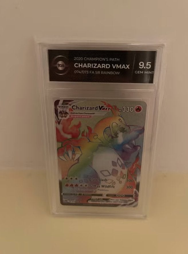 Charizard VMAX - Pokemon Champion's Path TGA 9,5, Enlèvement, Comme neuf, Cartes en vrac