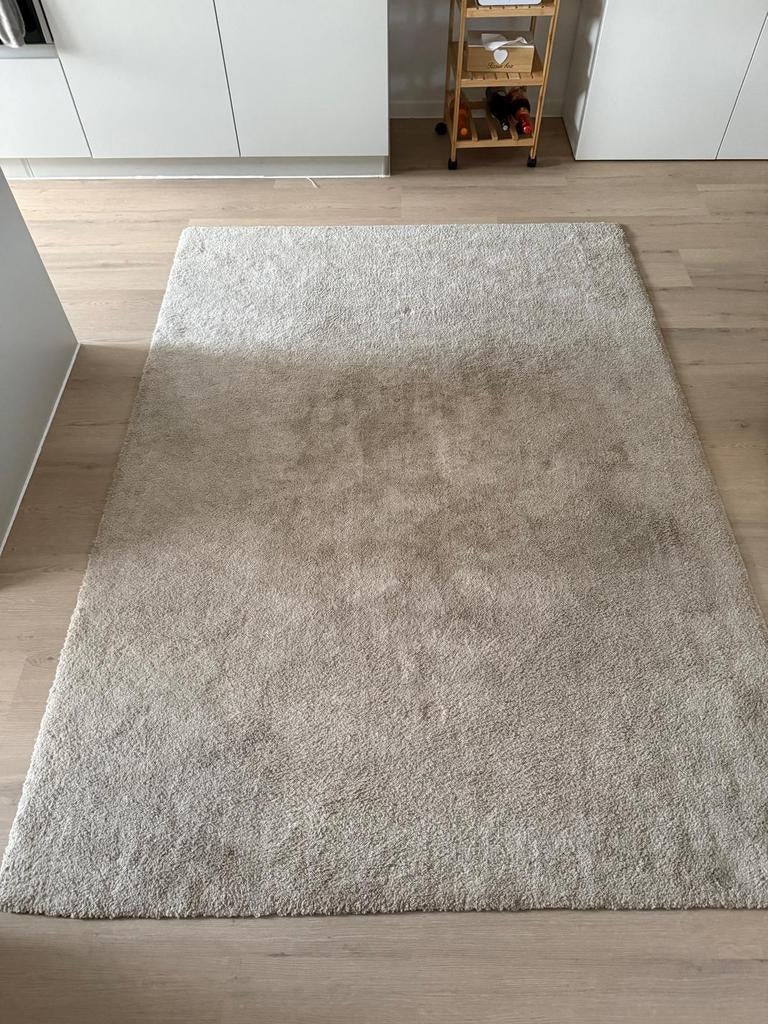2x tapijten Ikea, Ophalen, Gebruikt, Beige, 150 tot 200 cm