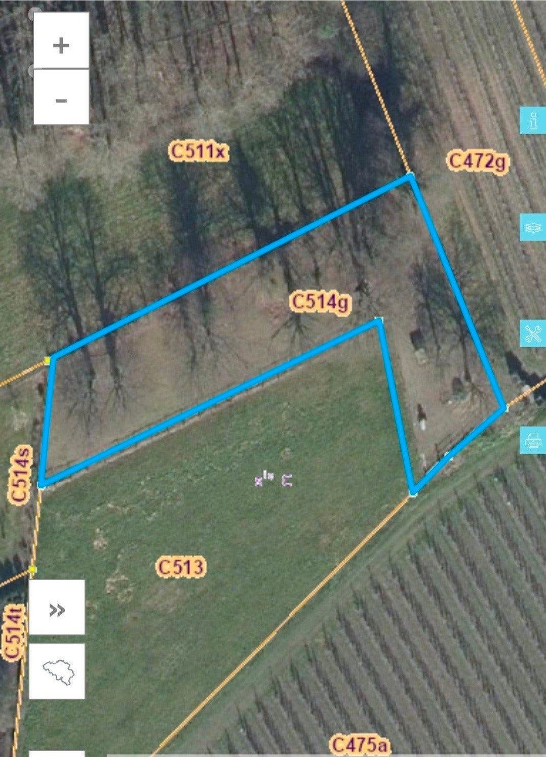 Mooie weide / landbouwgrond / weiland te koop