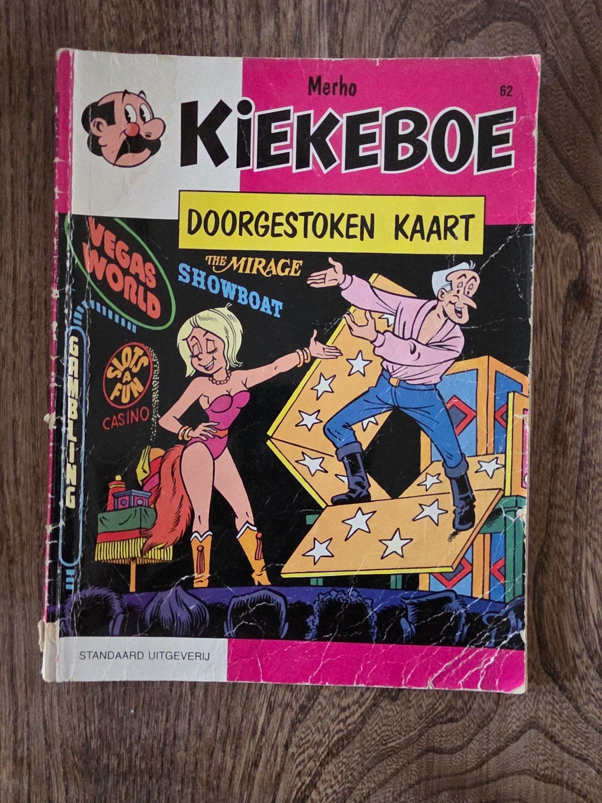 Kiekeboe 'Doorgestoken kaart', Boeken, Stripverhalen, Ophalen of Verzenden