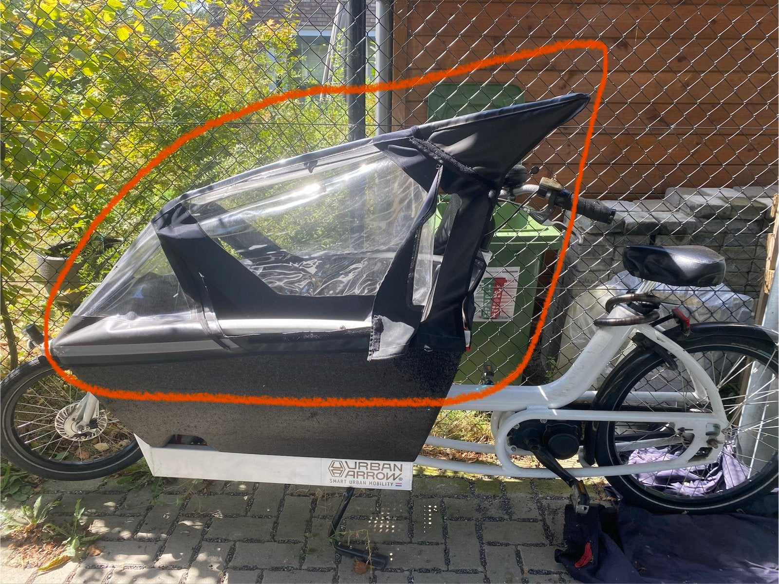Regenhuif / regenhoes Urban Arrow Plus, Ophalen of Verzenden, Zo goed als nieuw, Overige merken
