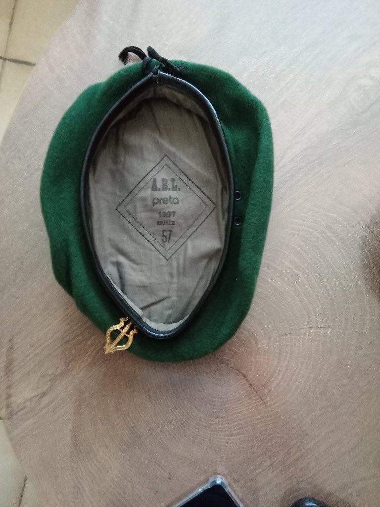 Beret vert  dû 2 cod para commando belge origine, Verzenden