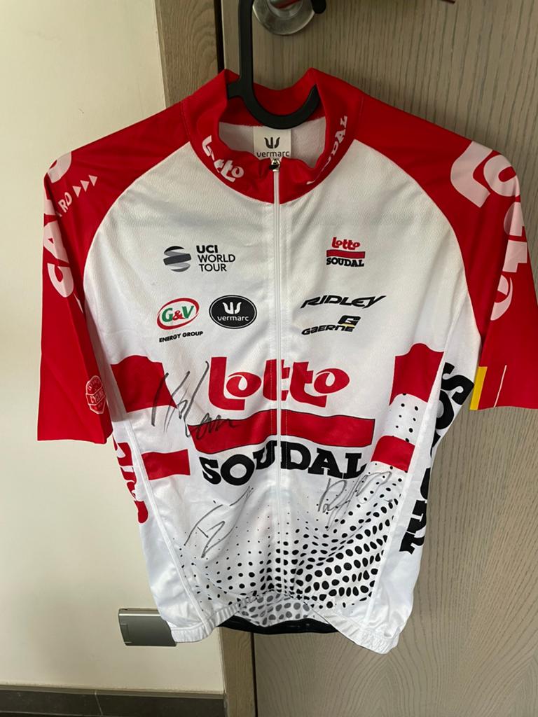 Gesigneerd Truitje - Lotto Soudal (Benoot/Wellens/De Ghendt), Enlèvement ou Envoi, Neuf