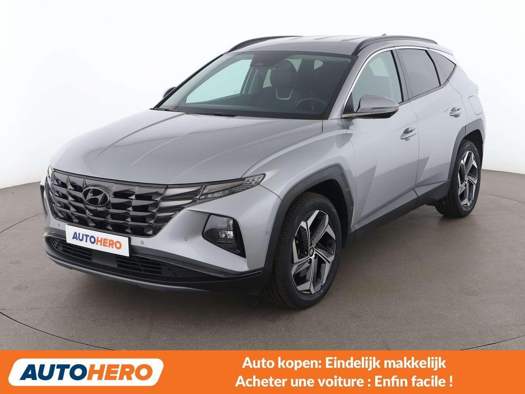 Hyundai Tucson 1.6 T-GDI Hybrid Select 2WD (automatique), Autos, Hyundai, Cuir, Argent ou Gris, Achat, Euro 6