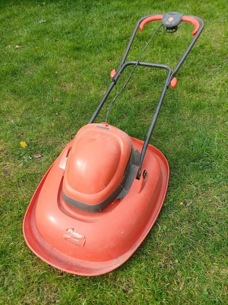 Flymo, Tuin en Terras, Grasmaaiers, Gebruikt, Elektrische grasmaaier, 40 t/m 49 cm, Zweefmaaier, Ophalen