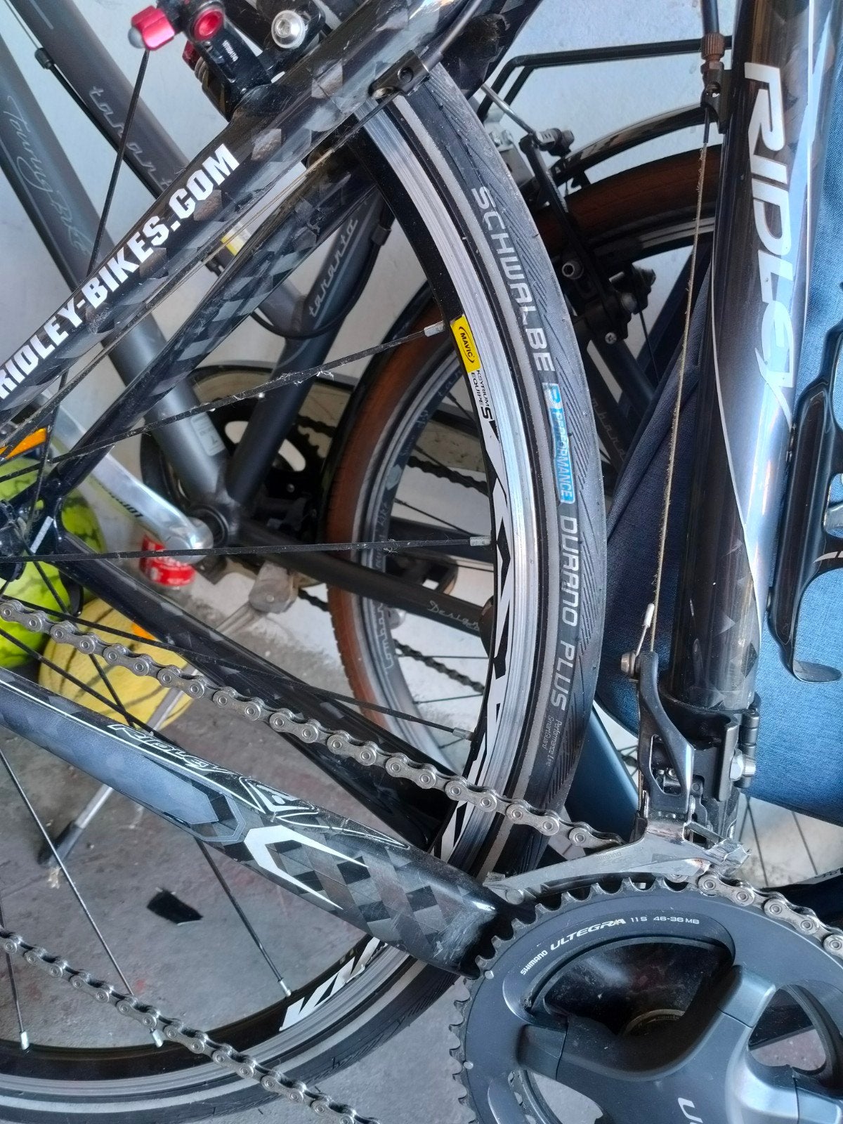 Koersfiets Ridley heren, Enlèvement