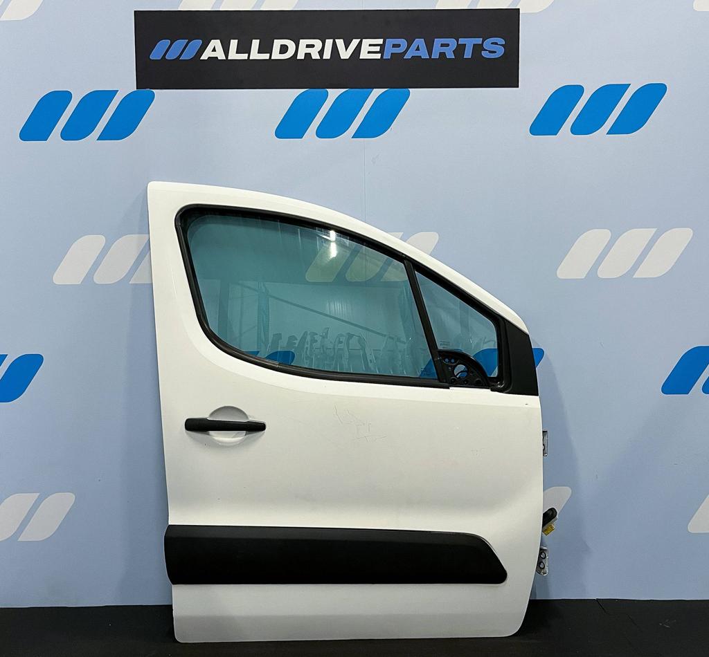 Peugeot Partner Citroen berlingo Voorportier rechts wit 9004, Gebruikt, -, Deur, -
