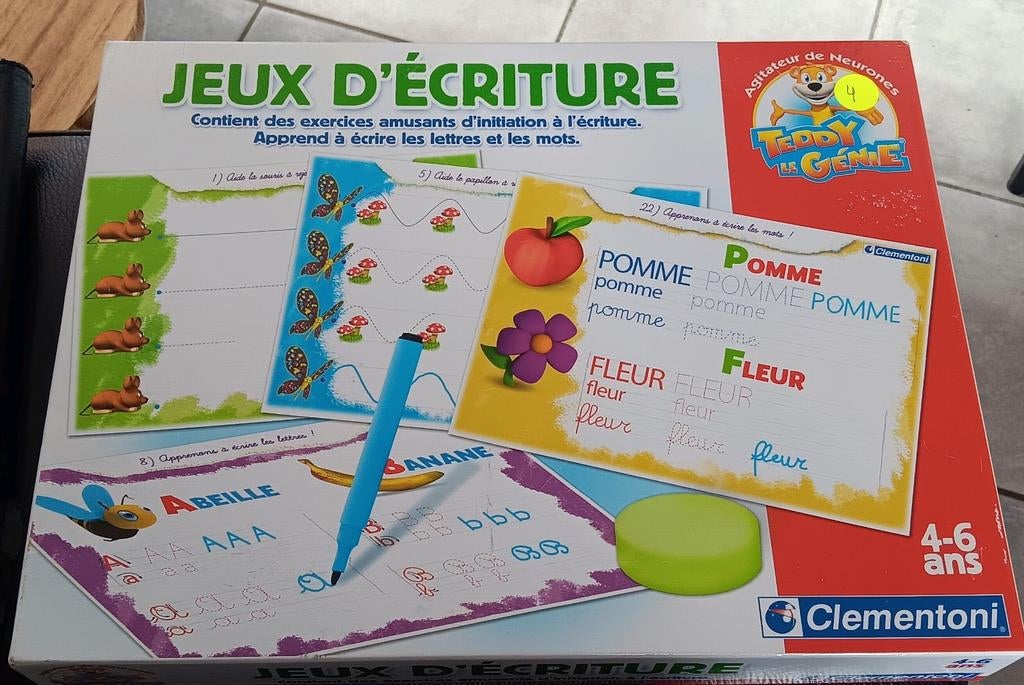 Jeu: Jeux d' écriture, Enlèvement, Utilisé, Langue et Lecture